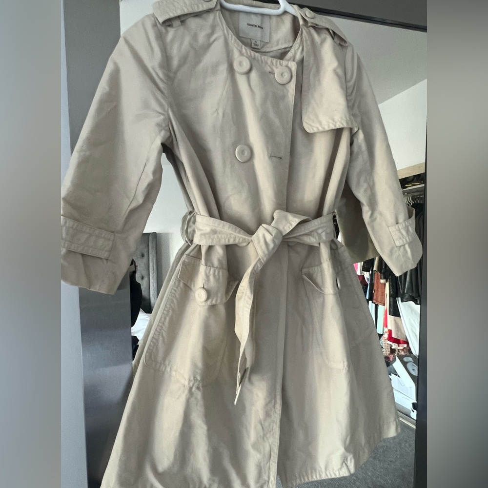 Cream trench Sz XS
